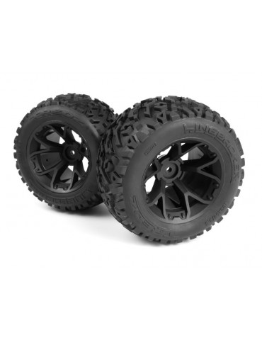 Maverick 150680 Tredz Linebacker bekelės padangos ant juodų MT ratlankių, 2 vnt. - CyborgShop