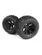 Maverick 150680 Tredz Linebacker bekelės padangos ant juodų MT ratlankių, 2 vnt. - CyborgShop