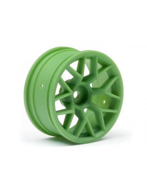 RTR WHEEL 26MM GREEN (6MM OFFSET/2PCS)