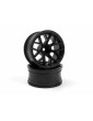 RTR WHEEL 26MM BLACK 9MM OFFSET (Pr)