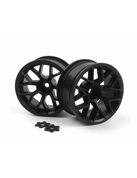 RTR WHEEL 26MM BLACK 9MM OFFSET (Pr)