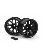 RTR WHEEL 26MM BLACK 9MM OFFSET (Pr)