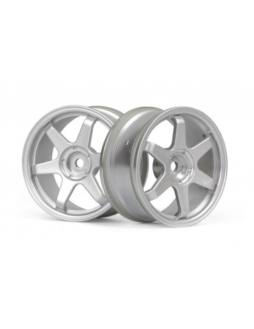 TE37 wheel 26mm silver (0mm offset) 2pcs