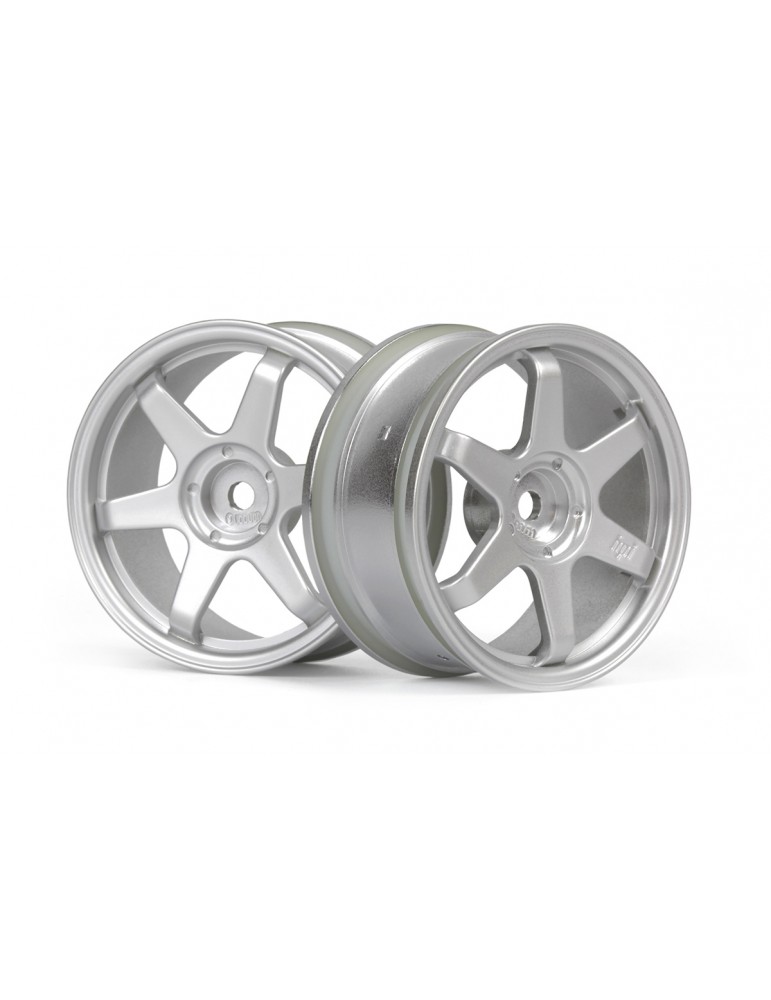 TE37 wheel 26mm silver (0mm offset) 2pcs