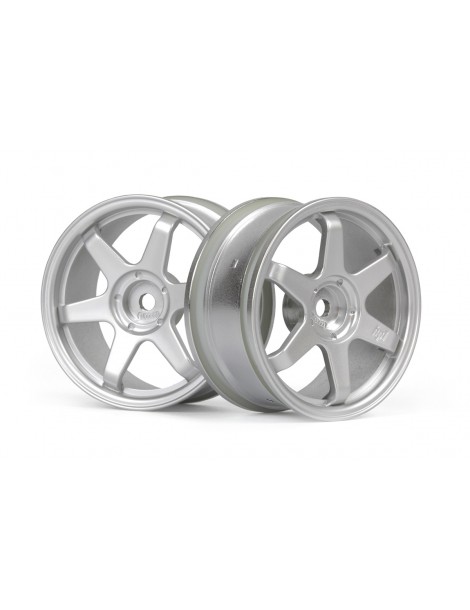 TE37 wheel 26mm silver (0mm offset) 2pcs