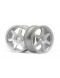 TE37 wheel 26mm silver (0mm offset) 2pcs