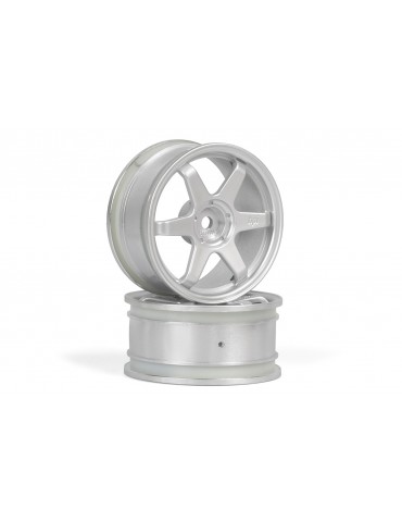 TE37 wheel 26mm silver (0mm offset) 2pcs