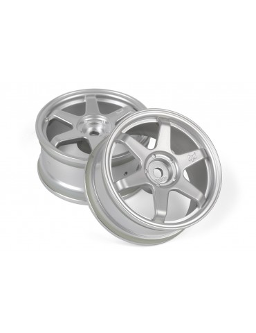TE37 wheel 26mm silver (0mm offset) 2pcs