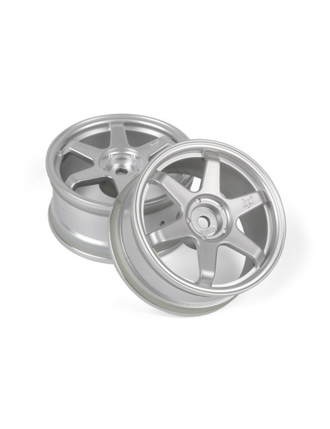 TE37 wheel 26mm silver (0mm offset) 2pcs