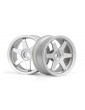 TE37 wheel 26mm silver (3mm offset) 2pcs