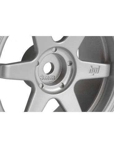TE37 wheel 26mm silver (3mm offset) 2pcs