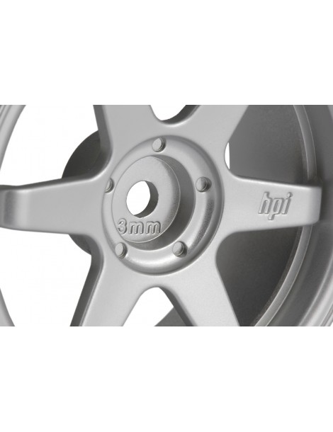TE37 wheel 26mm silver (3mm offset) 2pcs