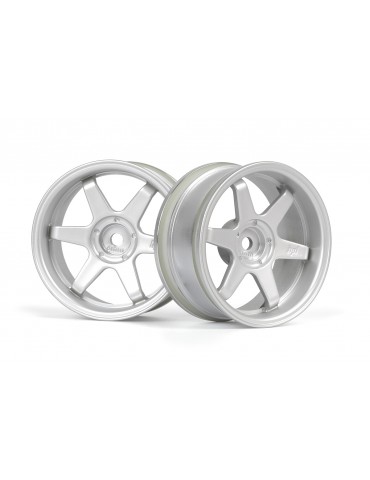TE37 wheel 26mm silver (6mm offset) 2pcs