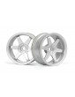 TE37 wheel 26mm silver (6mm offset) 2pcs