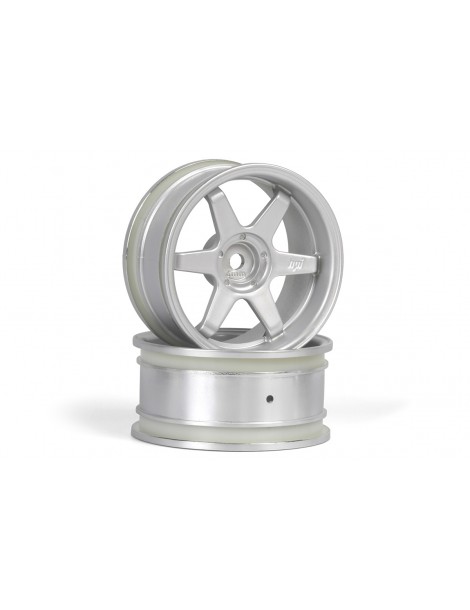 TE37 wheel 26mm silver (6mm offset) 2pcs