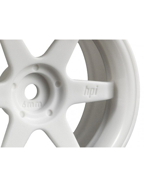 TE37 wheel 26mm White (6mm offset) 2pcs