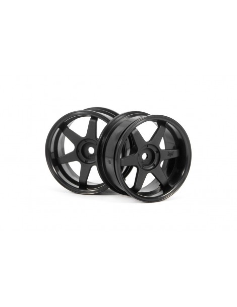TE37 wheel 26mm Black (6mm offset) 2pcs