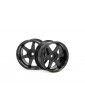 TE37 wheel 26mm Black (6mm offset) 2pcs