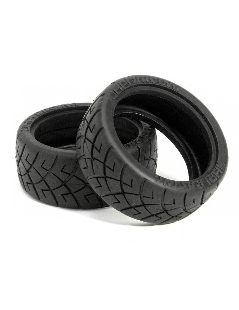 X-Pattern radial tire D compound (26mm) 2pcs