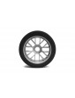 Hot Race 1/10 Front Foam Tires Shore 37(2pcs/silver rims)