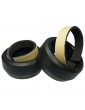 Spec D LS Wheel Offset +6 White Gold w/Tire 4pcs For 1/10 Drift