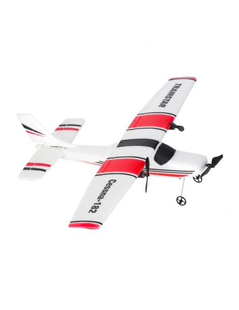 KX2923 baltas ir raudonas Cessna 182 RC lėktuvas su nuotolinio valdymo siųstuvu - CyborgShop