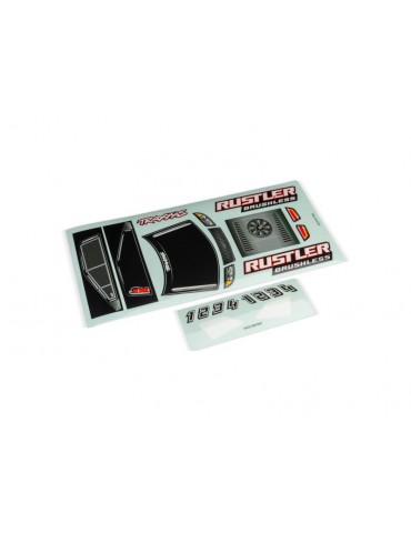 Traxxas Decal sheets, Rustler (for 3780 series bodies)