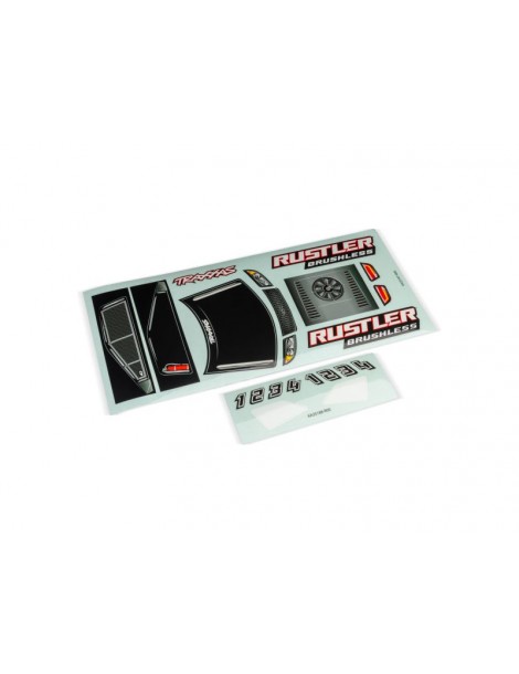 Traxxas Decal sheets, Rustler (for 3780 series bodies)
