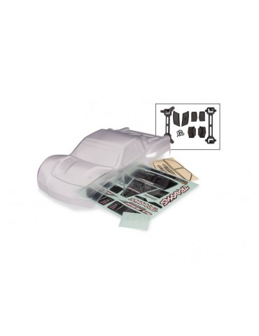 Traxxas Body, Slash 2WD (clear)/ window masks/ decal sheet (requires 6953 and 6952)