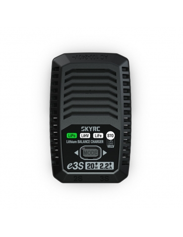 SkyRC e3S kompaktiškas balansinis akumuliatorių įkroviklis - CyborgShop