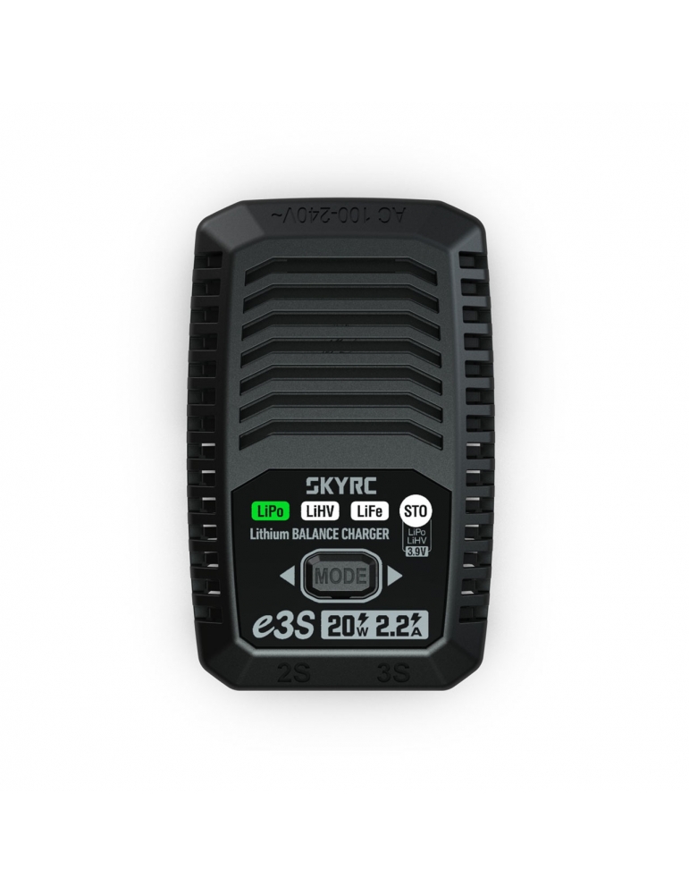 SkyRC e3S kompaktiškas balansinis akumuliatorių įkroviklis - CyborgShop