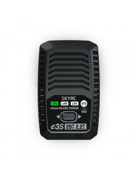 SkyRC e3S kompaktiškas balansinis akumuliatorių įkroviklis - CyborgShop