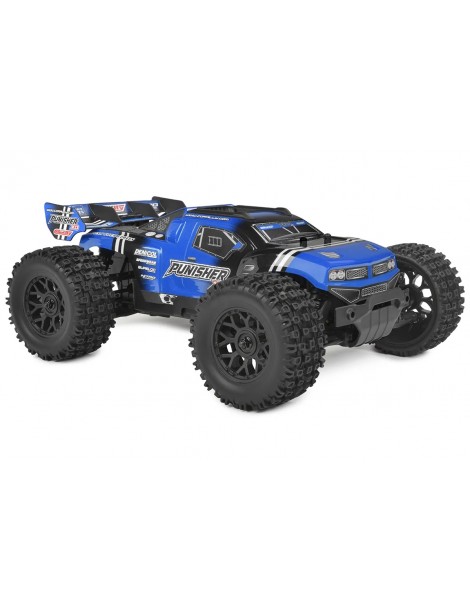 Team Corally Punisher XD mėlynas 1:12 mastelio RC monster truck - CyborgShop