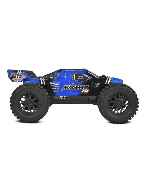 Team Corally Punisher XD mėlynas 1:12 mastelio RC monster truck - CyborgShop