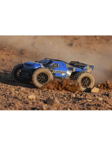 Team Corally Punisher XD mėlynas 1:12 mastelio RC monster truck - CyborgShop