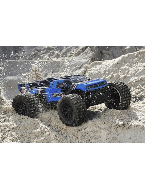 Team Corally Punisher XD mėlynas 1:12 mastelio RC monster truck - CyborgShop