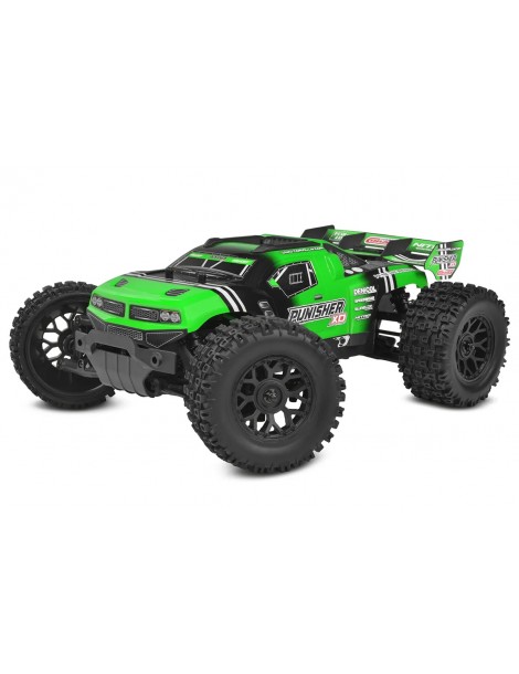 Team Corally Punisher XD žalias 1:12 mastelio RC monster truck - CyborgShop