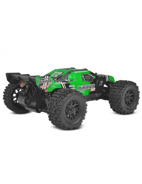 Team Corally Punisher XD žalias 1:12 mastelio RC monster truck - CyborgShop