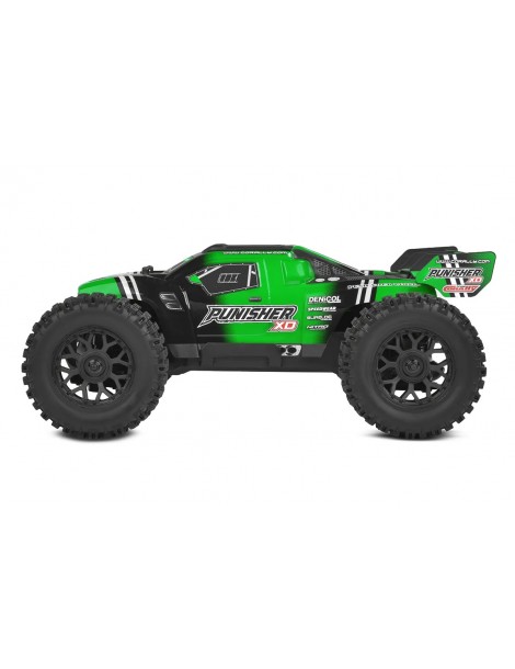 Team Corally Punisher XD žalias 1:12 mastelio RC monster truck - CyborgShop