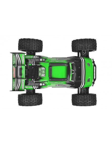 Team Corally Punisher XD žalias 1:12 mastelio RC monster truck - CyborgShop