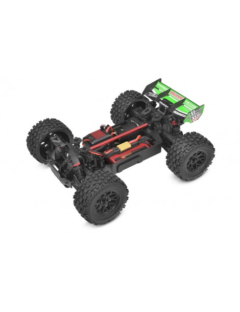 Team Corally Punisher XD žalias 1:12 mastelio RC monster truck - CyborgShop
