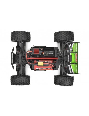 Team Corally Punisher XD žalias 1:12 mastelio RC monster truck - CyborgShop