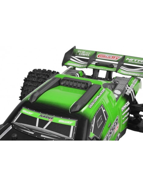 Team Corally Punisher XD žalias 1:12 mastelio RC monster truck - CyborgShop