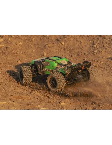 Team Corally Punisher XD žalias 1:12 mastelio RC monster truck - CyborgShop