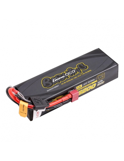 Gens Ace Bashing 2S 6200mAh 7.4V 100C Hardcase LiPo akumuliatorius su Deans jungtimi