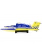 Pro Boat Miss Illinois U-34 mėlynas ir geltonas 34 colių Unlimited RC hidroplanas - CyborgShop