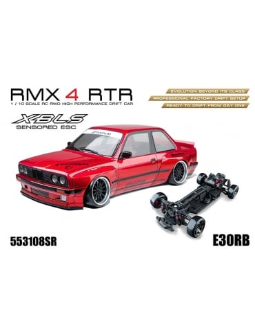MST RMX 4 RTR E30RB blizgus raudonas 1:10 RWD Drift modelis - CyborgShop