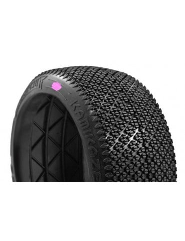 KAMIKAZE V2 BUGGY K1 (CLAY SUPER SOFT) tires, 2 Pcs