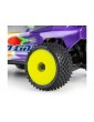 Pro-Line Prism 1:28 kiliminės trasos ratai su geltonais 7 mm ratlankiais Losi Micro-T modeliui - CyborgShop