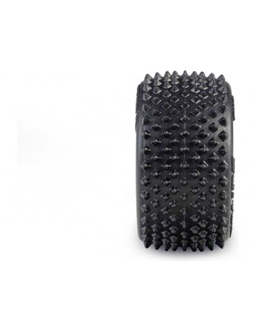 Pro-Line 1/28 Prism Front/Rear Carpet Tires Mounted 7mm, White (4): Losi Micro-T